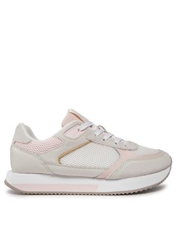 Sneakersy Tommy Hilfiger Essential Elevated Runner FW0FW07700 Szary ze sklepu eobuwie.pl w kategorii Buty sportowe damskie - zdjęcie 181315078