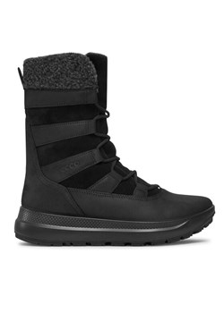 Botki ECCO Solice Waterproof 42021351052 Czarny ze sklepu eobuwie.pl w kategorii Botki - zdjęcie 181315345