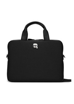 Torba na laptopa KARL LAGERFELD 235W3262 Czarny ze sklepu eobuwie.pl w kategorii Torby na laptopa - zdjęcie 181315475