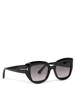 Okulary przeciwsłoneczne Tom Ford Satzman FT1192 01B Czarny ze sklepu eobuwie.pl w kategorii Okulary przeciwsłoneczne damskie - zdjęcie 181315549