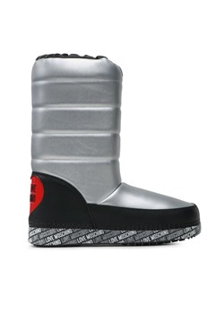 Śniegowce LOVE MOSCHINO JA24162G1HIT590B Srebrny ze sklepu eobuwie.pl w kategorii Śniegowce damskie - zdjęcie 181316015