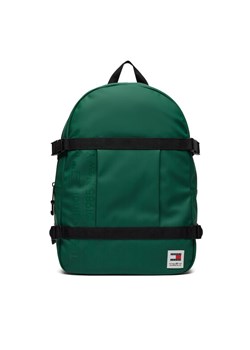 Plecak Tommy Jeans Tjm Daily + Sternum Backpack AM0AM11961 Zielony ze sklepu eobuwie.pl w kategorii Plecaki - zdjęcie 181316046