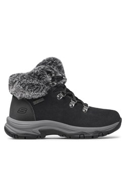 Botki Skechers Falls Finest 167178/BLK Czarny ze sklepu eobuwie.pl w kategorii Buty trekkingowe damskie - zdjęcie 181316077