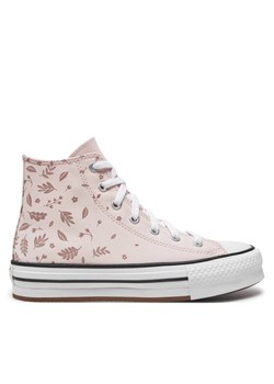 Trampki Converse Chuck Taylor All Star Eva Lift Fall Leaves A08397C Różowy ze sklepu eobuwie.pl w kategorii Trampki dziecięce - zdjęcie 181316445