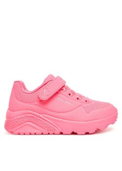Sneakersy Skechers Uno Lite- 310451L/NPNK Różowy ze sklepu eobuwie.pl w kategorii Buty sportowe dziecięce - zdjęcie 181316507
