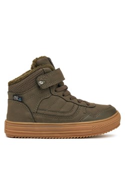 Sneakersy Leaf Sandvik LSAND101E Khaki ze sklepu eobuwie.pl w kategorii Buty zimowe dziecięce - zdjęcie 181316865
