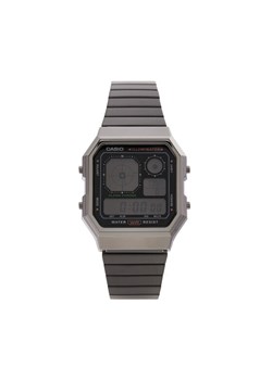 Zegarek Casio A130WEGG-1AEF Szary ze sklepu eobuwie.pl w kategorii Zegarki - zdjęcie 181317177
