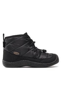 Trekkingi Keen Howser II Chukka Wp 1025513 Czarny ze sklepu eobuwie.pl w kategorii Buty zimowe dziecięce - zdjęcie 181317357