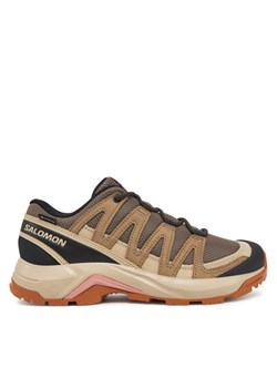 Trekkingi Salomon X-Adventure Recon Gore Tex L47815500 Brązowy ze sklepu eobuwie.pl w kategorii Buty trekkingowe damskie - zdjęcie 181317465