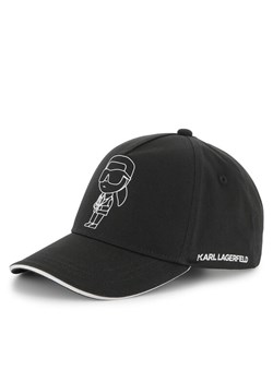 Czapka z daszkiem KARL LAGERFELD Z30396 Czarny ze sklepu eobuwie.pl w kategorii Czapki dziecięce - zdjęcie 181317898