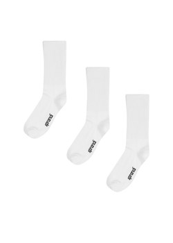 Zestaw 3 par wysokich skarpet unisex Sprandi 0UB-001-AW23 (3-pack) Biały ze sklepu eobuwie.pl w kategorii Skarpetki męskie - zdjęcie 181318258