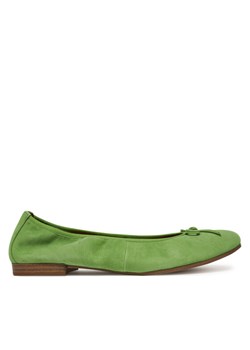 Baleriny Tamaris 1-22166-44 Zielony ze sklepu eobuwie.pl w kategorii Balerinki - zdjęcie 181318265