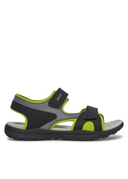 Sandały Geox J Vaniett Boy J455XC 015CE C0802 S Czarny ze sklepu eobuwie.pl w kategorii Sandały dziecięce - zdjęcie 181318347