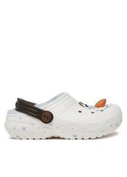 Klapki Crocs Classic Frozen Olaf Clog Kids 210234 Biały ze sklepu eobuwie.pl w kategorii Klapki dziecięce - zdjęcie 181318476