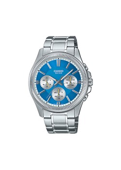 Zegarek Casio MTP-1375PD-2A2VEF Srebrny ze sklepu eobuwie.pl w kategorii Zegarki - zdjęcie 181318637
