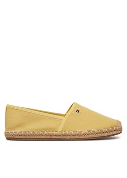 Espadryle Tommy Hilfiger Flag Canvas Espadrille FW0FW08541 Żółty ze sklepu eobuwie.pl w kategorii Espadryle damskie - zdjęcie 181318847