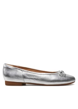 Baleriny Clarks Fawna Lily 26176380 Srebrny ze sklepu eobuwie.pl w kategorii Balerinki - zdjęcie 181319156