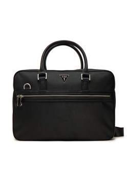 Torba na laptopa Guess HMLUHN P4447 Czarny ze sklepu eobuwie.pl w kategorii Torby na laptopa - zdjęcie 181319167