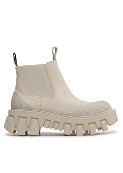 Sztyblety Tommy Jeans Rubber Rain EN0EN02234 Écru ze sklepu eobuwie.pl w kategorii Botki - zdjęcie 181319168