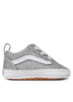 Tenisówki Vans In Old Skool Crib VN0A3U8KX1K1 Srebrny ze sklepu eobuwie.pl w kategorii Buciki niemowlęce - zdjęcie 181319377
