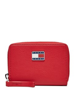 Mały Portfel Damski Tommy Jeans Tjw Pillow Small Za AW0AW16974 Czerwony ze sklepu eobuwie.pl w kategorii Portfele damskie - zdjęcie 181319548