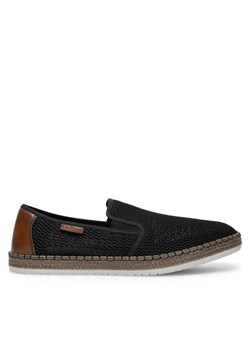 Półbuty Rieker B5276-00 Czarny ze sklepu eobuwie.pl w kategorii Espadryle męskie - zdjęcie 181319566