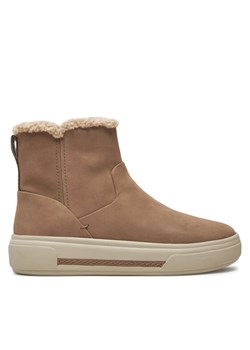 Botki Clarks Hollyhock Lane 26178840 Beżowy ze sklepu eobuwie.pl w kategorii Botki - zdjęcie 181319617