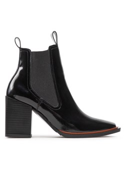 Botki Simple SL-34-02-000076 Czarny ze sklepu eobuwie.pl w kategorii Botki - zdjęcie 181320276