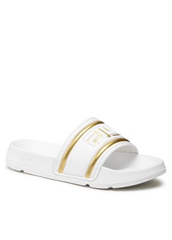 Klapki Fila Morro Bay Logo Slipper Wmn FFW0102.13069 Biały ze sklepu eobuwie.pl w kategorii Klapki damskie - zdjęcie 181320769