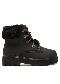 Trapery Skechers Street Glitz 310952L Czarny ze sklepu eobuwie.pl w kategorii Buty zimowe dziecięce - zdjęcie 181320838