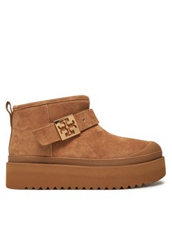 Botki Tory Burch 165421 Brązowy ze sklepu eobuwie.pl w kategorii Śniegowce damskie - zdjęcie 181320928