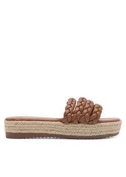 Espadryle DeeZee INCREDIBLE KL-E8875-2 Brązowy ze sklepu eobuwie.pl w kategorii Klapki damskie - zdjęcie 181321037
