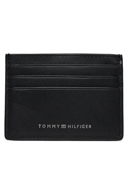 Etui na karty kredytowe Tommy Hilfiger Th Spw Leather Cc Holder AM0AM11845 Czarny ze sklepu eobuwie.pl w kategorii Etui - zdjęcie 181321085