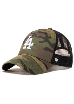 Czapka z daszkiem 47 Brand Mlb Los Angeles Dodgers Branson B-CBRAN12GWP-CMD Zielony ze sklepu eobuwie.pl w kategorii Czapki z daszkiem męskie - zdjęcie 181321287
