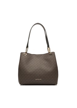Torebka MICHAEL Michael Kors Kensington 30F3G8KT7B Brązowy ze sklepu eobuwie.pl w kategorii Torby Shopper bag - zdjęcie 181321718