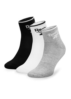 Zestaw 3 par wysokich skarpet unisex Reebok R0362-SS24 (3-pack) Kolorowy ze sklepu eobuwie.pl w kategorii Skarpetki męskie - zdjęcie 181321908