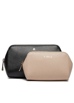Zestaw kosmetyczek Furla Camelia M Cosmetic Case Set WE00453-ARE000-BBR00-1007 Czarny ze sklepu eobuwie.pl w kategorii Kosmetyczki - zdjęcie 181322188