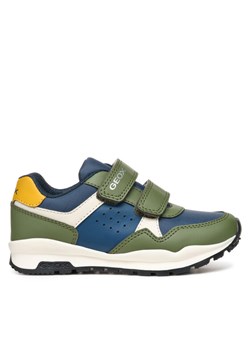 Sneakersy Geox Pavel J4515A 054FU CA34B S Zielony ze sklepu eobuwie.pl w kategorii Buty sportowe dziecięce - zdjęcie 181322338
