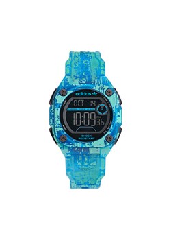 Zegarek adidas Originals City Tech One Grfx AOST24077 Niebieski ze sklepu eobuwie.pl w kategorii Zegarki - zdjęcie 181322406