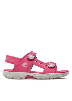 Sandały Timberland Moss Jump 2 Strap Sandal TB0A68QWEY51 Różowy ze sklepu eobuwie.pl w kategorii Sandały dziecięce - zdjęcie 181322427