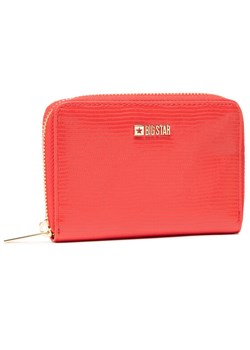 Duży Portfel Damski Big Star Shoes HH674008 Czerwony ze sklepu eobuwie.pl w kategorii Portfele damskie - zdjęcie 181322556