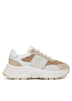 Sneakersy Liu Jo Eva 02 BA5065 PX617 Beżowy ze sklepu eobuwie.pl w kategorii Buty sportowe damskie - zdjęcie 181323196