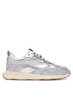Sneakersy PINKO Zoe 03 SS0091T033 Srebrny ze sklepu eobuwie.pl w kategorii Buty sportowe damskie - zdjęcie 181323475