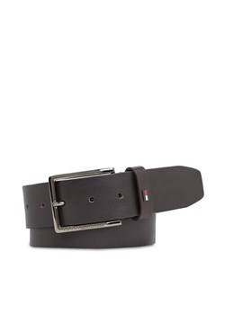 Pasek Męski Tommy Hilfiger Oliver 4.0 Ext AM0AM12299 Brązowy ze sklepu eobuwie.pl w kategorii Paski męskie - zdjęcie 181323609