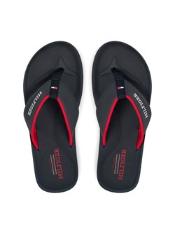 Japonki Tommy Hilfiger Padded Comfort Hilfiger B Sandal FM0FM05440 Granatowy ze sklepu eobuwie.pl w kategorii Klapki męskie - zdjęcie 181323915
