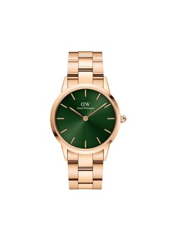Zegarek Daniel Wellington iconic Emerald DW00100419 Złoty ze sklepu eobuwie.pl w kategorii Zegarki - zdjęcie 181323945