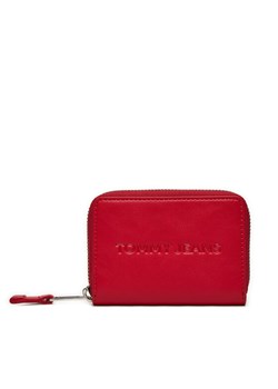 Duży Portfel Damski Tommy Jeans Tjw Ess Must Small Za AW0AW16387 Czerwony ze sklepu eobuwie.pl w kategorii Portfele damskie - zdjęcie 181324128