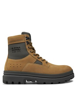 Kozaki G-Star Raw Arron Lace Mid M D25773 Beżowy ze sklepu eobuwie.pl w kategorii Buty zimowe męskie - zdjęcie 181324169