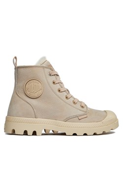 Trapery Palladium Pampa Hi Zip Wl 95982-271-M Beżowy ze sklepu eobuwie.pl w kategorii Workery damskie - zdjęcie 181324409