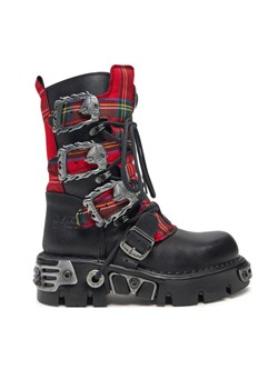 Glany NEW ROCK M-391T-S1 Czarny ze sklepu eobuwie.pl w kategorii Workery damskie - zdjęcie 181324537